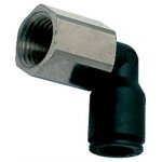 Equerre  piquage 3192 - 6 mm - femelle 1 / 8  - bspp cylindrique parker legris