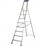 Escabeau 8 marches professionnel en aluminium - pro 54 duarib