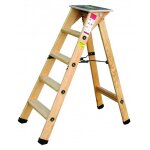 Escabeau professionnel en bois - 6 marches + tablette outifrance