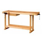 Établi bois - menuisier - à rayon - 1, 5 m - 2 presses horizontales - reconditionné outifrance Établi bois - menuisier - à rayon - 1, 5 m - 2 presses horizontales - reconditionné outifrance