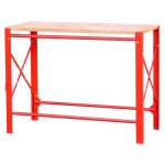 tabli de chantier - pliant 1, 10 m - mtal bois outifrance