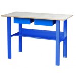 Établi de mécanicien à rayon 1, 2 m 2 tiroirs outifrance Établi de mécanicien à rayon 1, 2 m 2 tiroirs outifrance