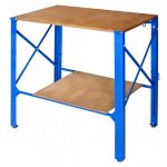 Etabli pliant - tablette intermdiaire - mtal et bois outifrance