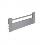 Faade de tiroir  l'anglaise - hauteur 144 mm - argent hettich