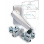 Ferme - imposte complet � c�ble de 5 m - magistral aluminium comtra