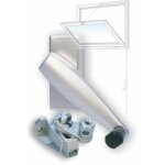 Ferme - imposte en kit complet � c�ble - liaison 3 m - mistral noir comtra