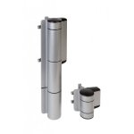 Ferme - portail hydraulique avec charnière dino - mammoth - argent locinox Ferme - portail hydraulique avec charnière dino - mammoth - argent locinox