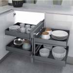 Ferrure 839 compact 2 - meuble d'angle - 414 mm - ikona inoxa