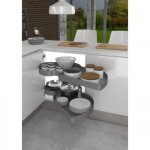 Ferrure pour meuble d'angle combis 2 - 450 mm d - ikona - anthracite inoxa