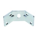 Ferrure de table acier 5 trous sans retour 250z250 - 53 x34, 5 x 2, 5 mm ludmann