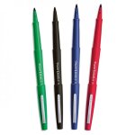Feutre - pointe medium - panach par 4 - paper mate flair original sharpie