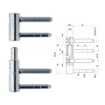 Fiche complète m + f réglables - menuiserie bois - n?ud 16 mm - 10 pièces otlav Fiche complète m + f réglables - menuiserie bois - n?ud 16 mm - 10 pièces otlav
