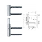 Fiche complète m + f réglables - menuiserie bois - n?ud 20 mm - 10 pièces otlav Fiche complète m + f réglables - menuiserie bois - n?ud 20 mm - 10 pièces otlav