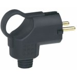 Fiche électrique mâle coudée caoutchouc 16a 2p + t 50252 legrand Fiche électrique mâle coudée caoutchouc 16a 2p + t 50252 legrand