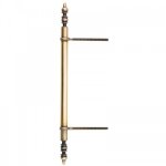 Fiche  lacets dgondable - acier vieux bronze - 13 x 360 mm bros