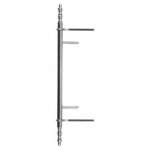 Fiches  lacets  tourillons en acier poli - diamtre 13 mm - hauteur 484 mm dubois