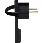 Fiche plate mâle mobile noire brennenstuhl Fiche plate mâle mobile noire brennenstuhl