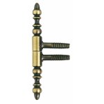 Fiche - portes bois - n?uds à vases - vieux bronze - 13 mm bros Fiche - portes bois - n?uds à vases - vieux bronze - 13 mm bros