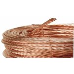 Fil de cuivre nu - 25 mm - pour circuit de mise  la terre - 25 m bricozor