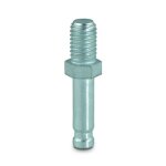 Fixation tige filet�e m10x15mm � collet hexagonal 80kg - pour roulette tente