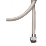 Flexible de douche nylon tress blanc disflex