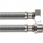 Flexible - femelle / mle - filete - 150mm / 15x21 - 15x21 dn8 boutt
