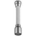 Flexible de robinet - plastique blanc - avec conomiseur d'eau 8, 3l neoperl