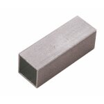 Fourrure carr�e de r�duction de 8 � 7 mm - 20 mm - acier - par 50 hoppe