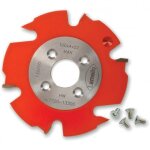 Fraise  rainurer md pour zeta - top - classic - diam 100  4  22 mm z2 + v4 traceurs - 4 trous - moyeu ...