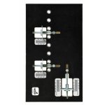 Gabarit practica pour per�age de la fixation de fa�ade des tiroirs innotech et arcitech hettich