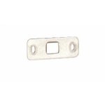Gâche basse plate inox - pour crémone pompier - 65 x 25 mm la croisée ds Gâche basse plate inox - pour crémone pompier - 65 x 25 mm la croisée ds