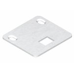 Gche basse plate inox - pour crmone pompier - 65 x 60 mm la croise ds