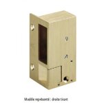 Gche lectrique - en applique -  rupture ? droite ? bronze ? 2 mtalux