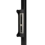 Gche  encastrer en inox pour serrure fortylock - profils carrs locinox