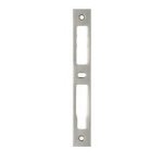 G�che inox pour serrure � p�ne dormant et 1 / 2 tour - �paisseur 2 mm - 1102 m�talux