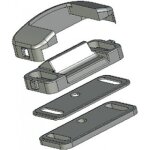 G�che isy pour profil aluminium pour recouvrement de 0 � 13 mm jpm