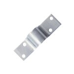 G�che � patte � visser acier zingu� blanc pour verrou de box - �16 / 18 mm bourg industries