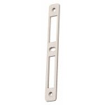 Gche plate pour serrure  pne dormant et 1 / 2 tour - paisseur 4 mm mtalux