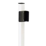 Gche en polyamide noire pour serrure de piscine twist 40 profil carr locinox