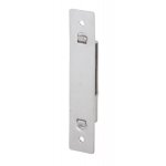 G�che de serrure batteuse � plaquer - largeur 18 mm m�talux