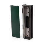 Gâche pour serrure à profil rond - lakq 40 vert locinox Gâche pour serrure à profil rond - lakq 40 vert locinox
