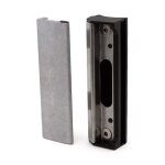 Gâche pour serrure à profil rond - sarl qf locinox Gâche pour serrure à profil rond - sarl qf locinox