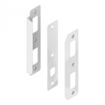 Gche et ttire inox pour serrure de portail - blanc tirard
