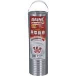 Gaine accordon aluminium - 0, 85 m  3 m - diamtre 125 / 131 mm ten
