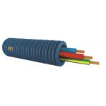 Gaine icta prfile 3x2, 5mm - 20mm - ho7v - u - bleu - rouge - vert / jaune - couronne 100m pm plastic ...