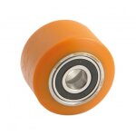 Galet transpolyamide 50 mm - alsage 10 mm - 200 kg - roulements  billes avl