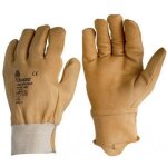 Gants de manutention poignets tricot olohydrofuge - cuir - 1549 epa dkp - t9 guyard