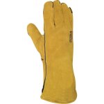 Gants pour soudeur 408ocre weldy - en crote de cuir - t8 juba