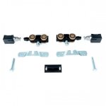 Garniture pour rail invisible xperta porte coulissante bois max 100 kg - fixation manuelle - 2 arrts ...