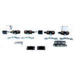 Garniture xperta sym�trique pour porte coulissante bois 100 kg argenta